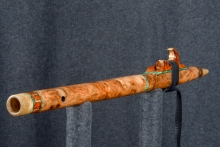 Cherry Burl Native American Flute, Minor, Mid A-4, #S6B (7)